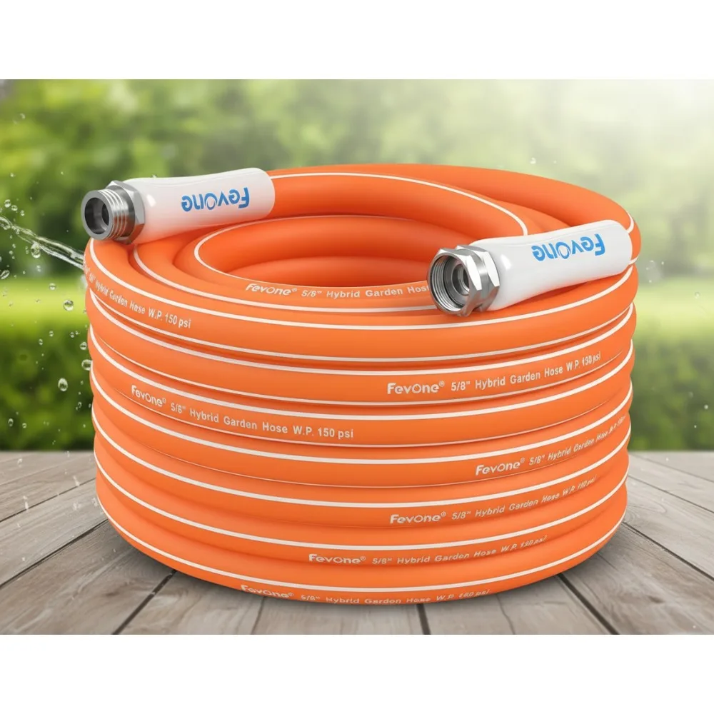

50ft Lightweight Flexible Garden Hose, Durable Leak-Proof Water Hose for Easy Yard Maintenance