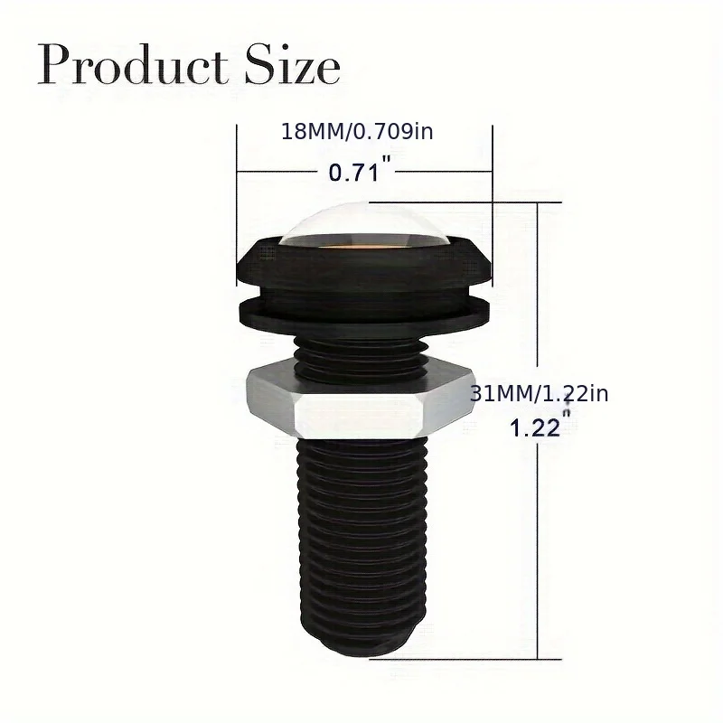 مصباح تشغيل نهاري للسيارة ، مصباح رقم ترخيص دراجة نارية عالمي ، مصباح ليد تلقائي ، عين النسر ، نحيف للغاية ، عاكس ، 18: #2