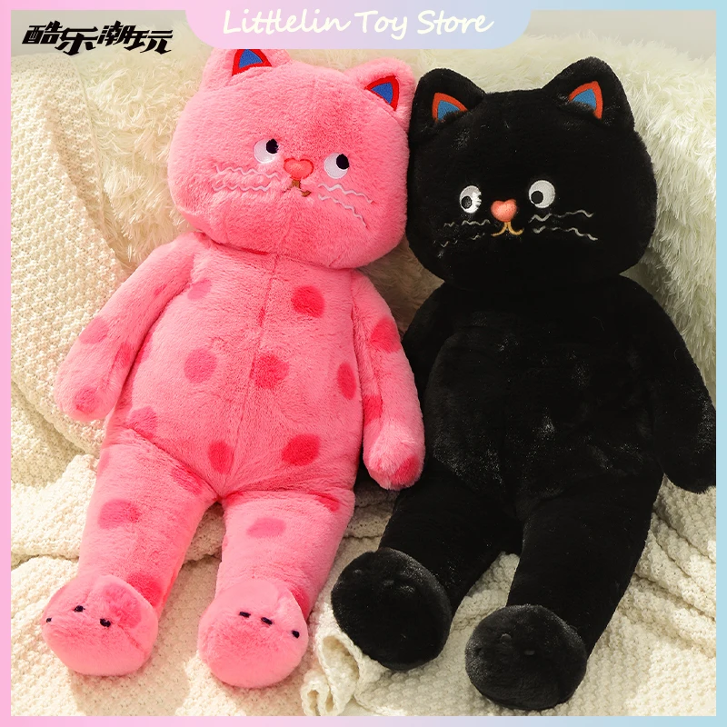 

Подлинная 60 см милая забавная мягкая подушка в горошек с изображением кота, мягкая плюшевая кукла для объятий и сна, подарок на день рождения, Рождественский подарок