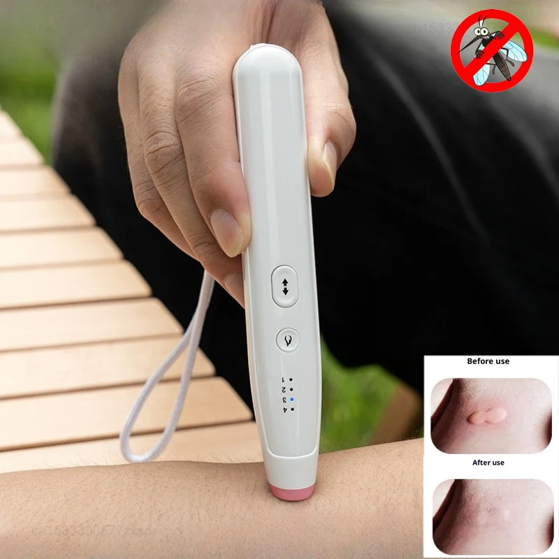 Infrared Pulse Anti Itch Pen Mosquito Bite Children Adults Outdoor Portable Heating and Soothing Stick Electric Anti Itch Device