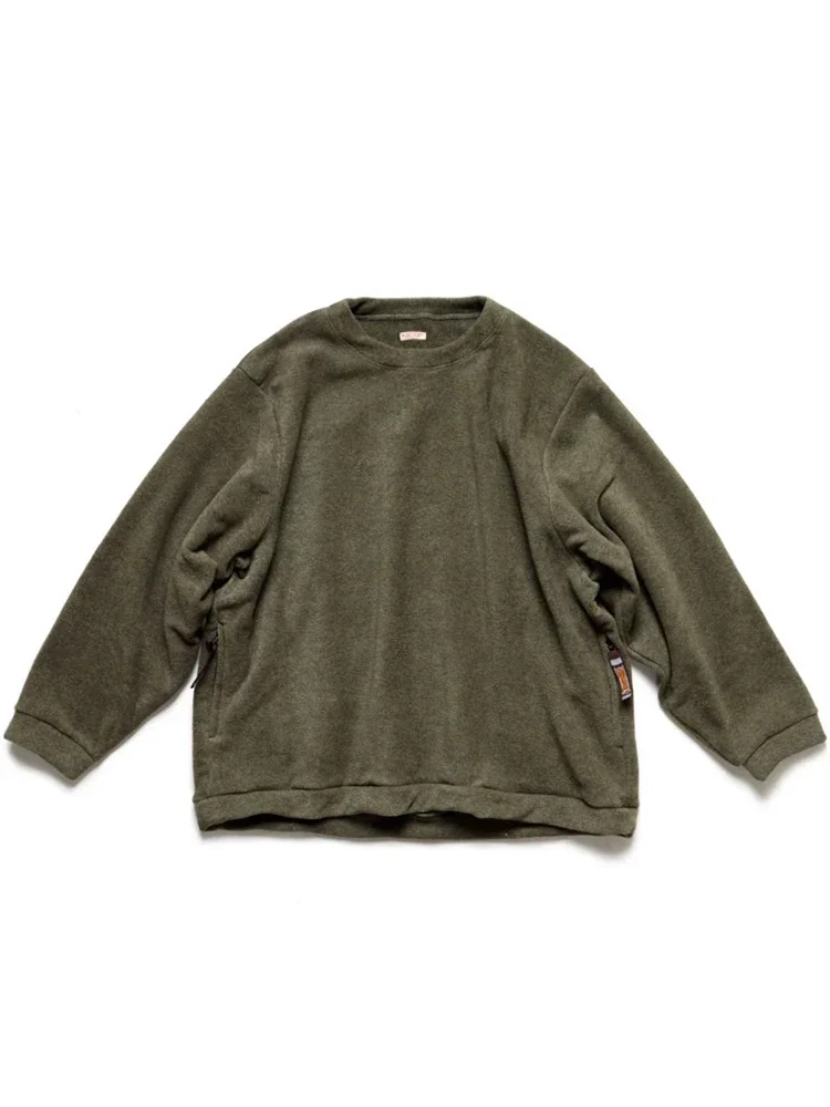 New Arrival Kapital Hirata Hiroshi  High Quality Fleece Loose Round Neck Pullover for Men Sweatshirts