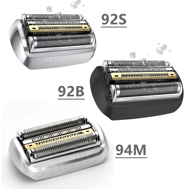 

92S/92B/94M Pro Replacement head For Braun 9 Series 9290cc,9291cc,9370cc,9293s,9385cc,9390cc,9330s,9296cc Electric Shaver