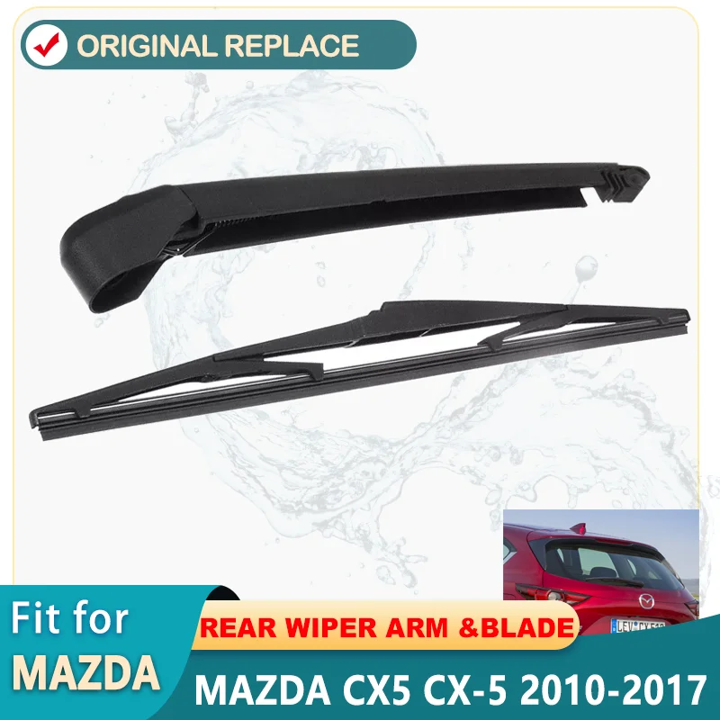 Rear Arm Windshield Wiper Blade Set Replacement Fits For 2013-2016 MAZDA CX5 CX-5 2010 2011 2012 2013 2014 2015