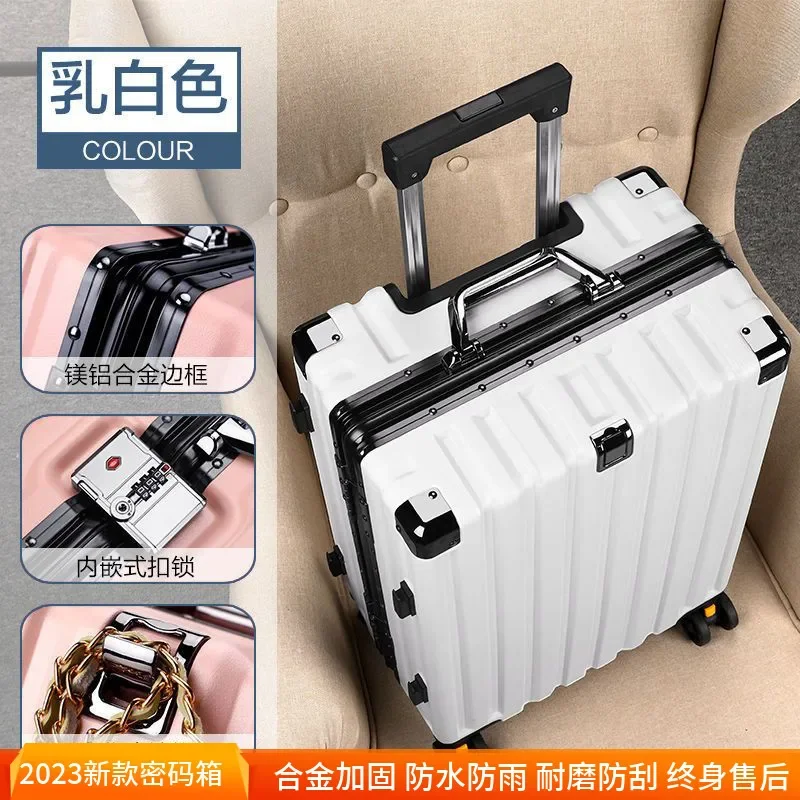 New fashion trolley luggage carry-on pull rod suitcase 20 men\'s student universal wheel women 24 travel luggage password 28 box