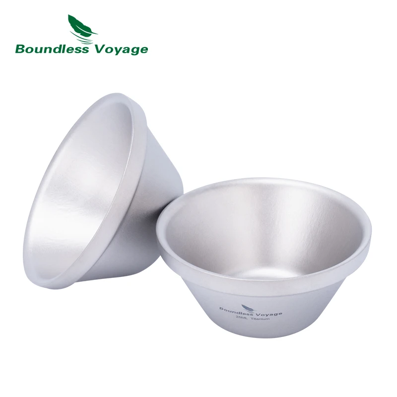 

Boundless Voyage 25ml Titanium Cups Tea Mugs Double Walled Mini Teacup Stackable Drinkware