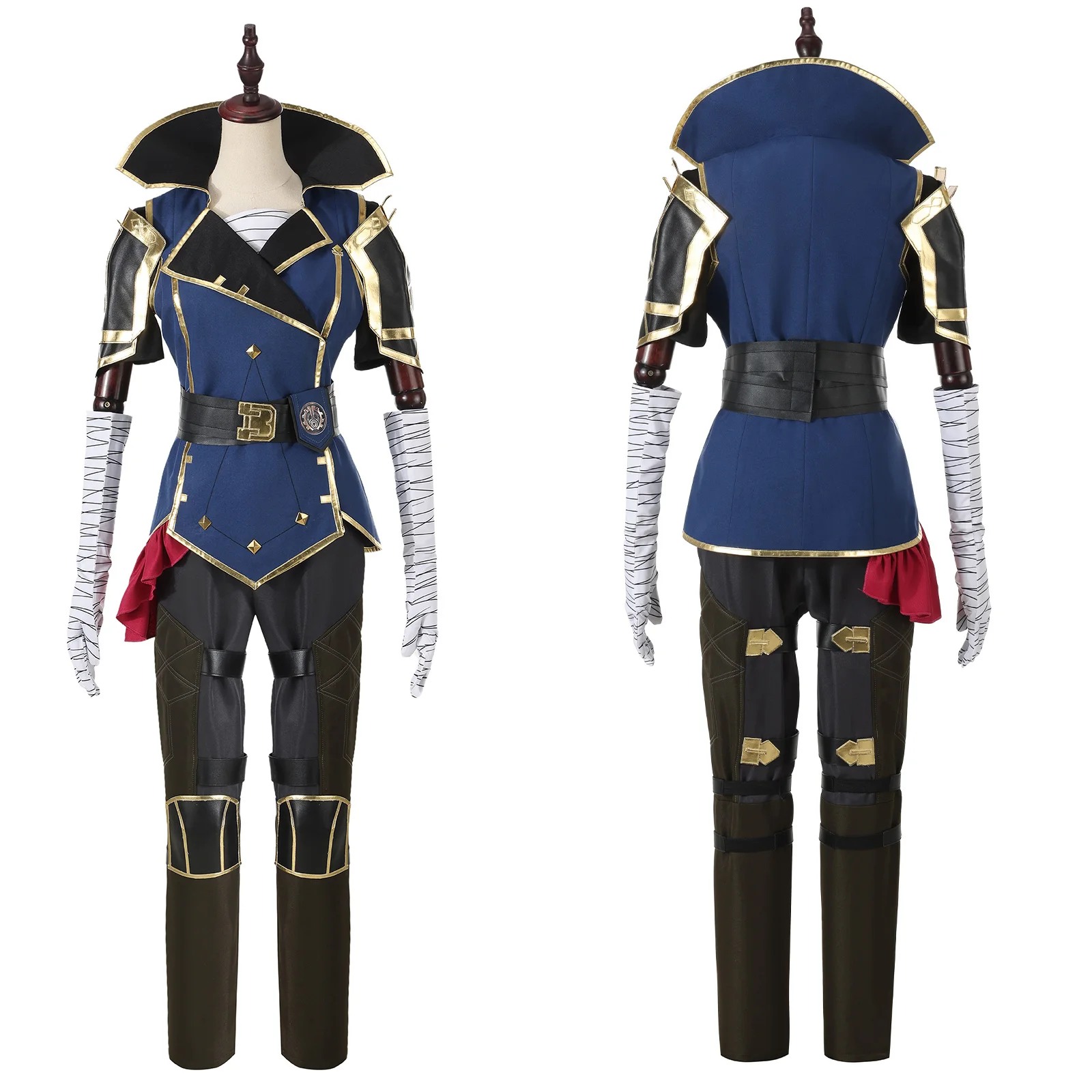 

Hot Game Vi Cosplay Costume Tops Coat Pants Accessories Earing Halloween Christmas for Girls Women Carnival Customized