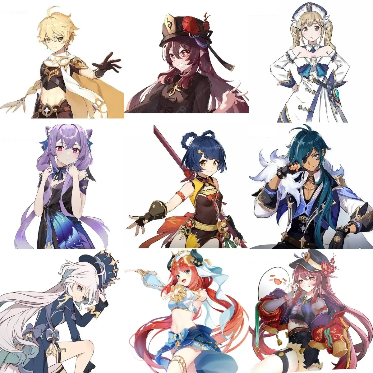 

Genshin Impact наклейки аксессуары для мотоцикла, ноутбука, двери, бампера, стены, фургона, велосипеда, внедорожника, холодильника, стола, водонепроницаемая наклейка