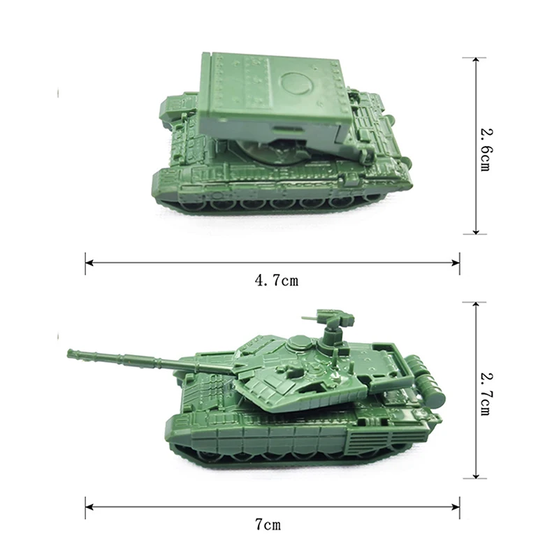 For Boys 1/4PCS TOS Rocket Artillery Military Fighting  1/144 Plastic 4D Assembled T-90MS Main Battle Tank Model