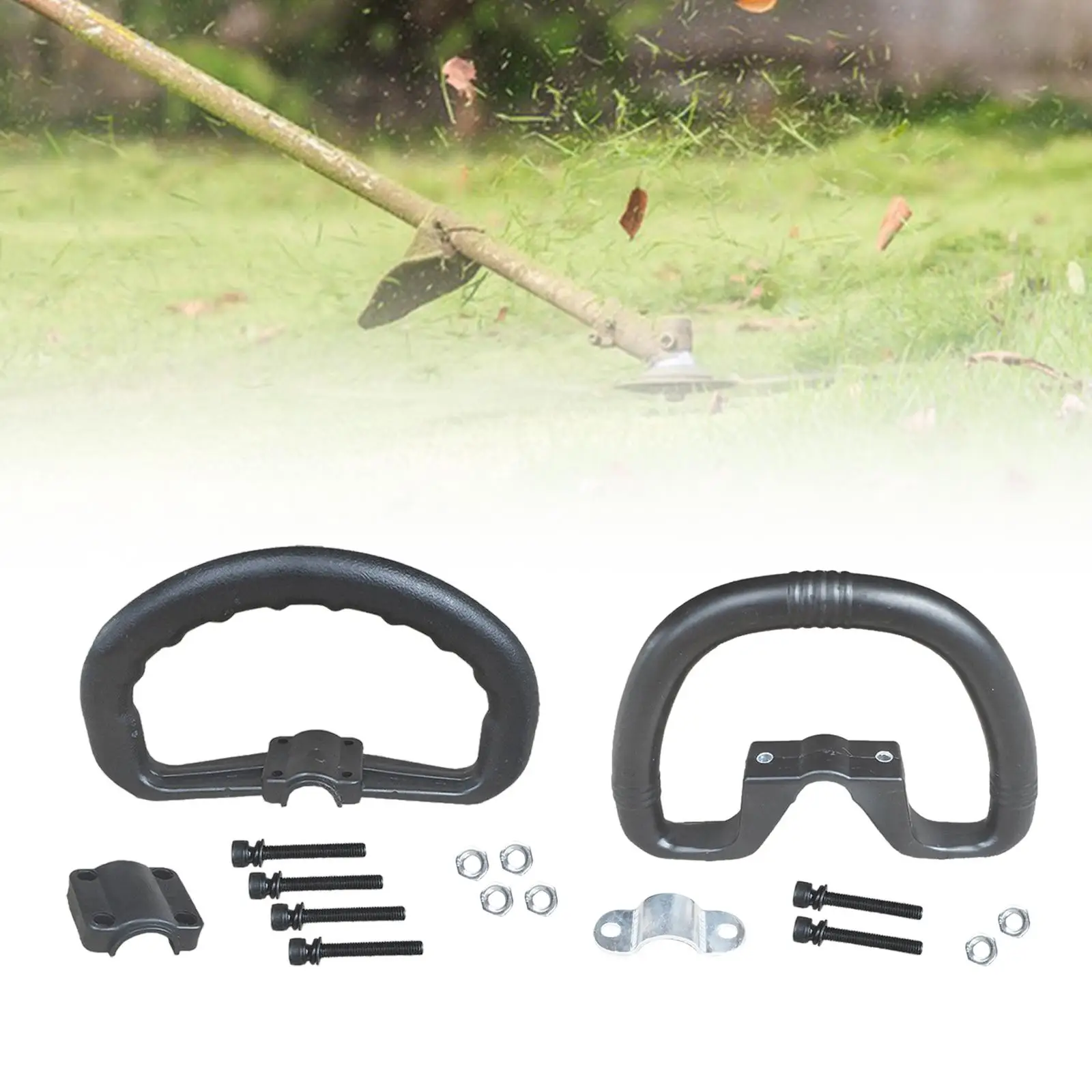 Weeds Eater Trimmer Handle Bar Universal Loop Handle Bar Easy to Use for Garden Lawn Cutter Accessories Mounting Hardware Kit