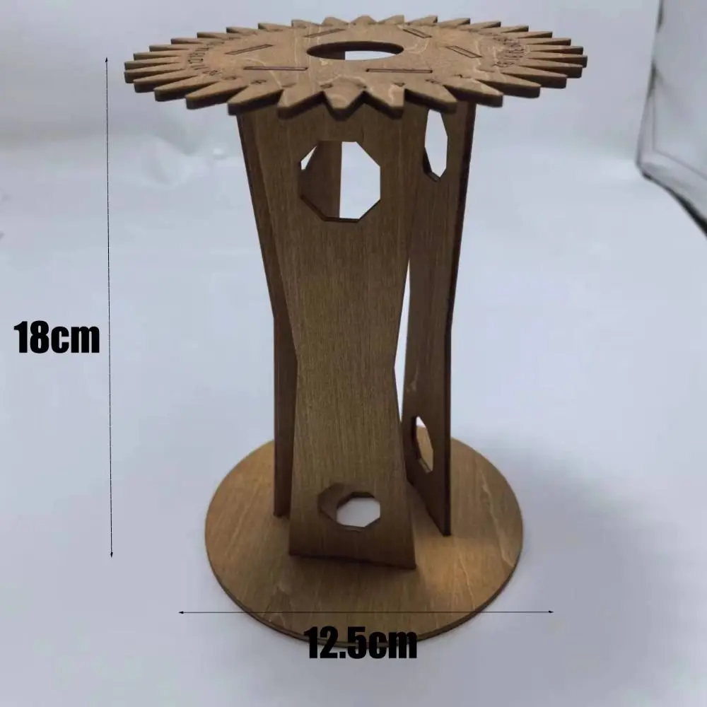 New Vertical Kumihimo Marudai Disk Wooden DIY Hand Rope Braiding Disk Handmade Hand Rope Braiding Frame