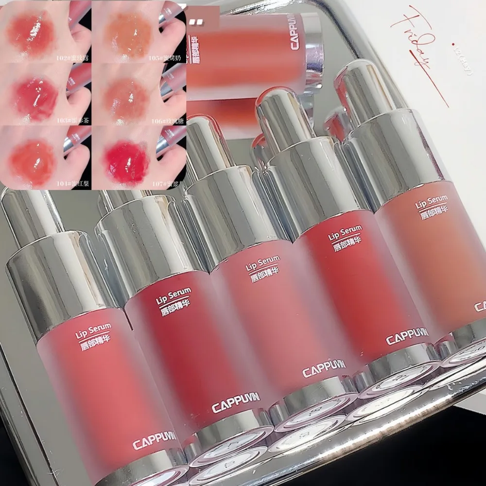 ベビーボトルリップグロス — 保湿ミラー仕上げ、ゼリーのような唇のためのガラス効果リップグロス ジュースゼリーリップグロス ブラックティーギフト