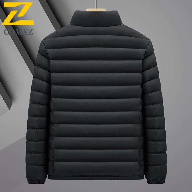COMXZ Parker Coat 2025 High Quality Warm Lightweight Versatile Skiing Down Jacket Street Stylish Winter Jacket Men's Clothing