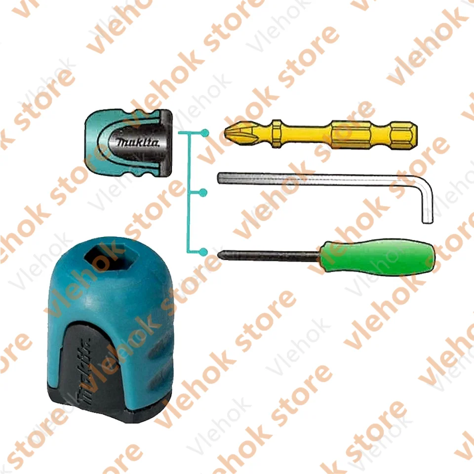 Makita  E-03442 Magnetic Degaussing Screwdriver Bit Strong Dual-use Rapid Magnetic Demagnetization Ring