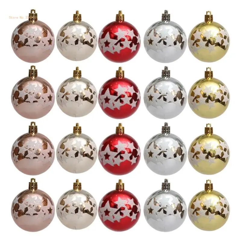 

Seasonal Assorted Christmas Ornament Festival Tree Hanging Sphere Adornment Dropship