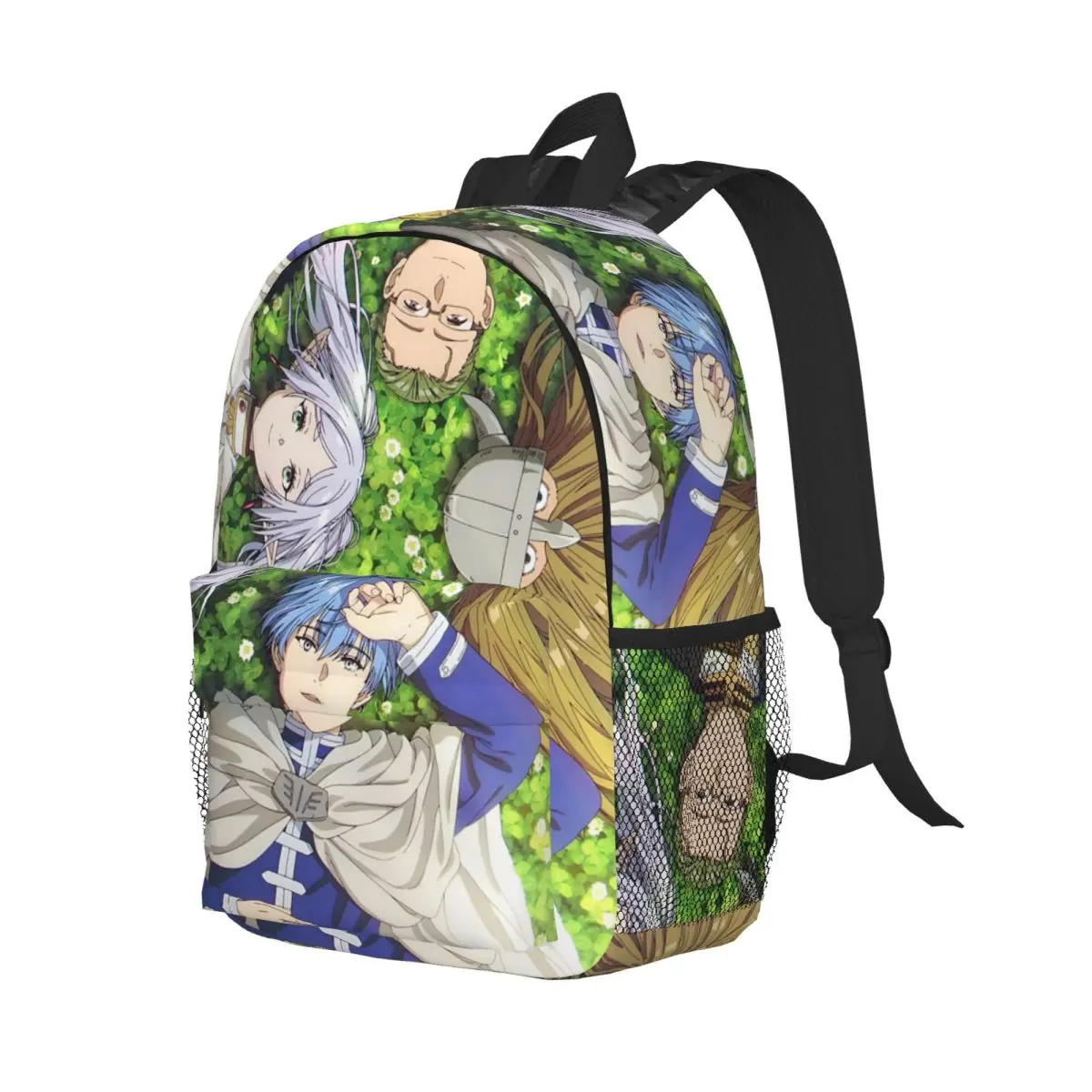 

Sousou No Frieren Backpack Student Boys Girls BookBag Children School Bag Laptop Shoulder Bags for Men Women