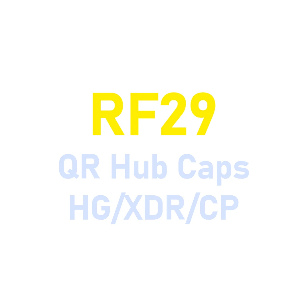 

RF29 Hub QR Cap-HG/XDR/CP