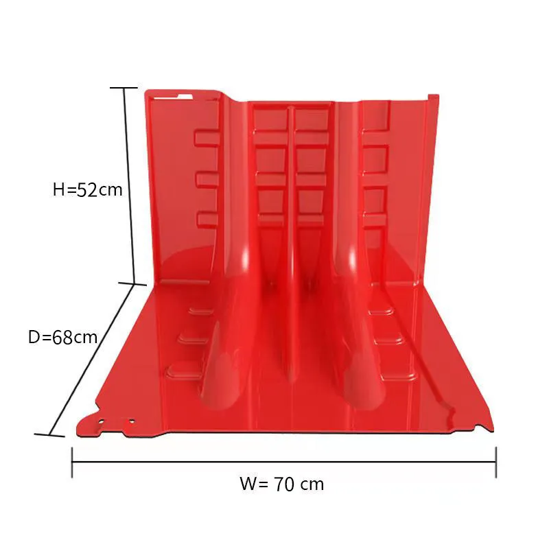 Household Emergency Flood Control Board Thickened ABS L-Shaped Water Baffle Waterproof Barrier For Garage Basement Prevention