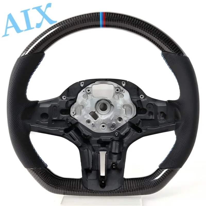 

Real Carbon Fiber Steering Wheel for BMW 1/2/3/4 Series M2 M3 M4 (F40/F44/G20/G80/ etc.)