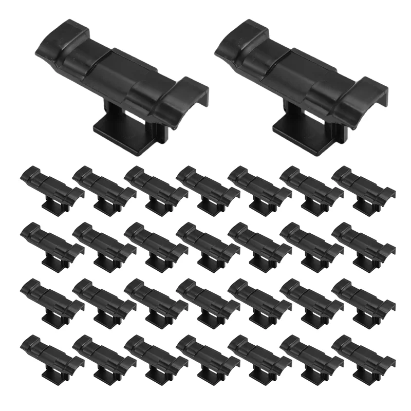 Marcos de paneles solares de LICE-30Pc, Clip de drenaje de agua, espesor de 30Mm, paneles fotovoltaicos, eliminación automática de polvo de agua estañada, herramienta para exteriores, fácil Insta