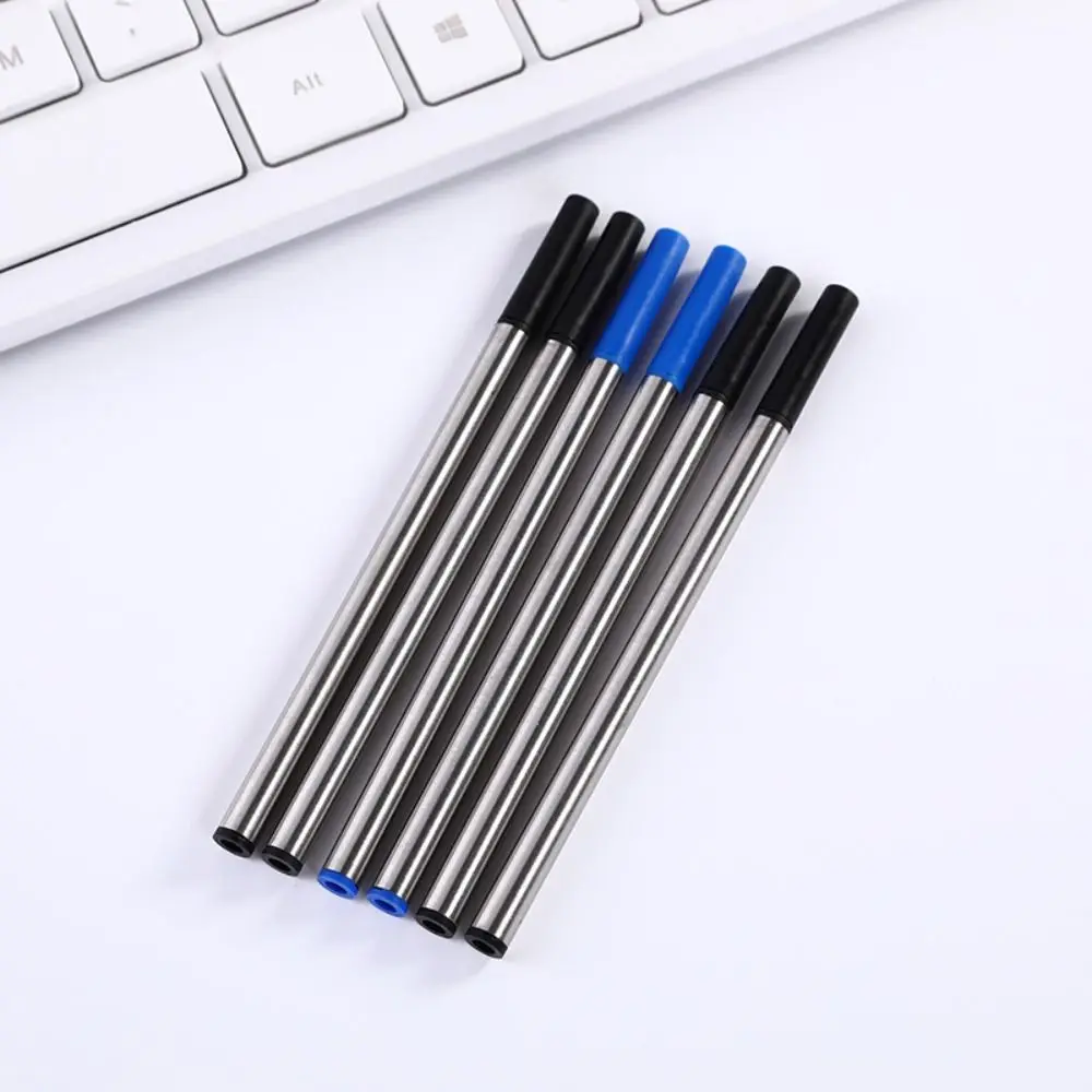 Luxury Metal Ballpoint Pen Business Signature Fountain Pen Student Gift Writing Tools Blue/Black Ink Gel Pen for School Office