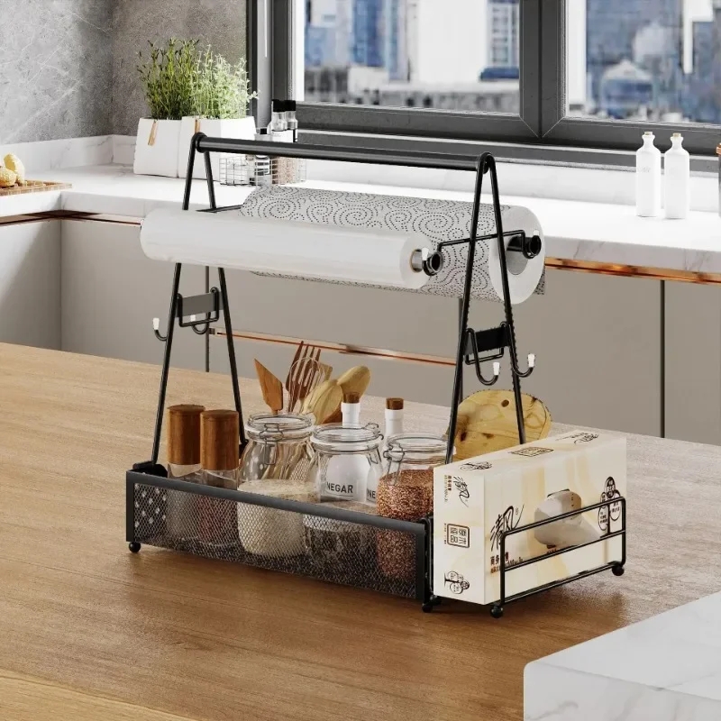 

Metal Barbecue Hand Basket,Kitchen Seasoning Boxes,Storage Rack,Outdoor Picnic Tools, Bottles Organizer,Rolling Paper Container