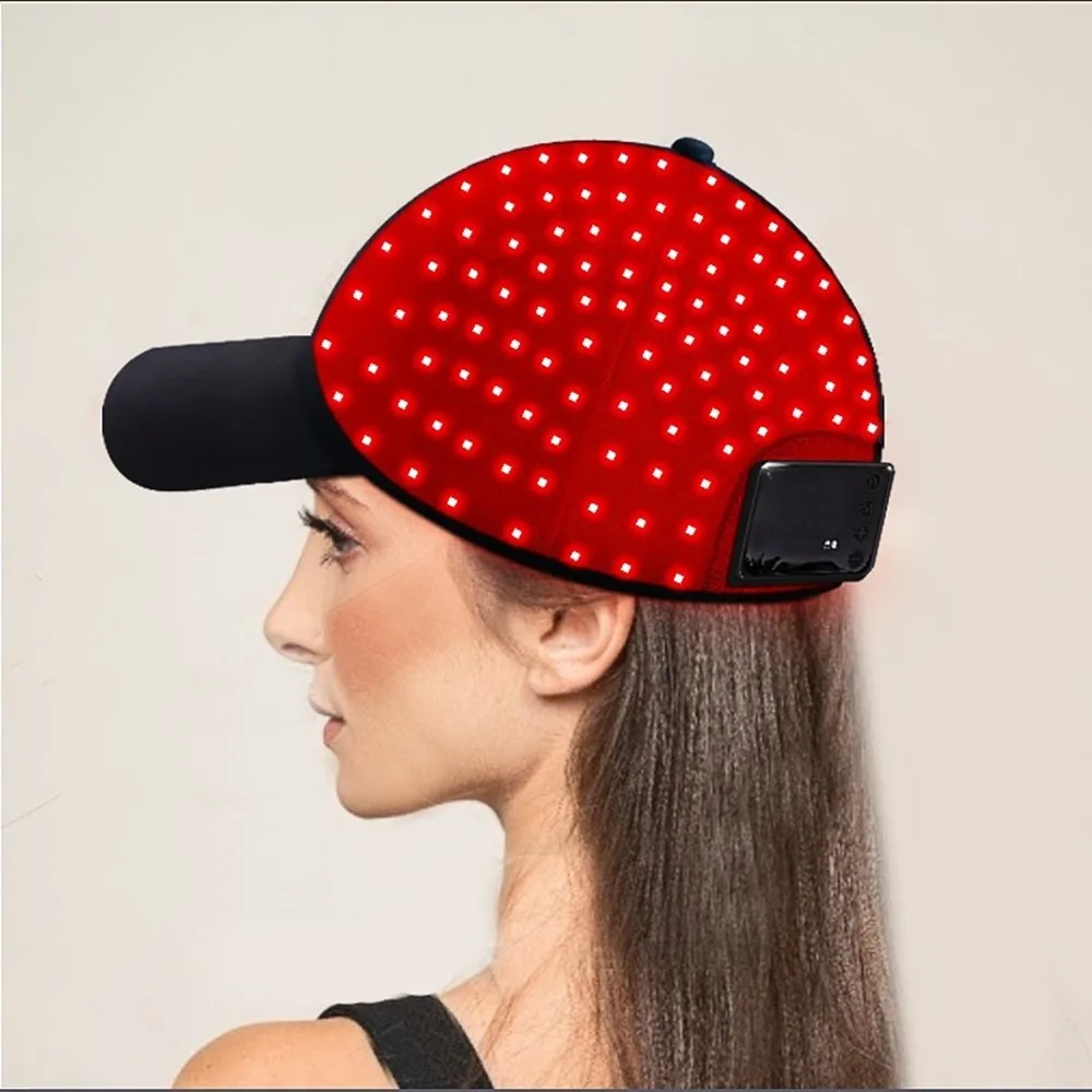 

2025 Portable Infrared LED Red Blue Light Hair Growth Anti-hair Loss Cap