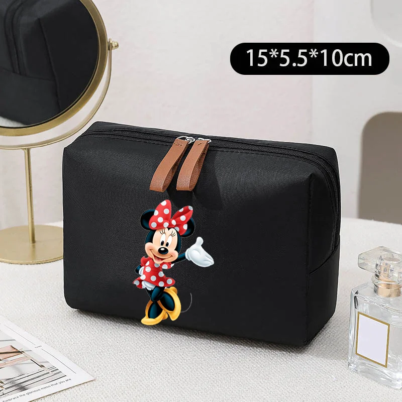 Mickey Minnie Mouse Cosmetic Bag Clutch Outdoor Travel Beauty Makeup Bag for Women Party Lipstick Bags Toiletry Bags Pencil Case