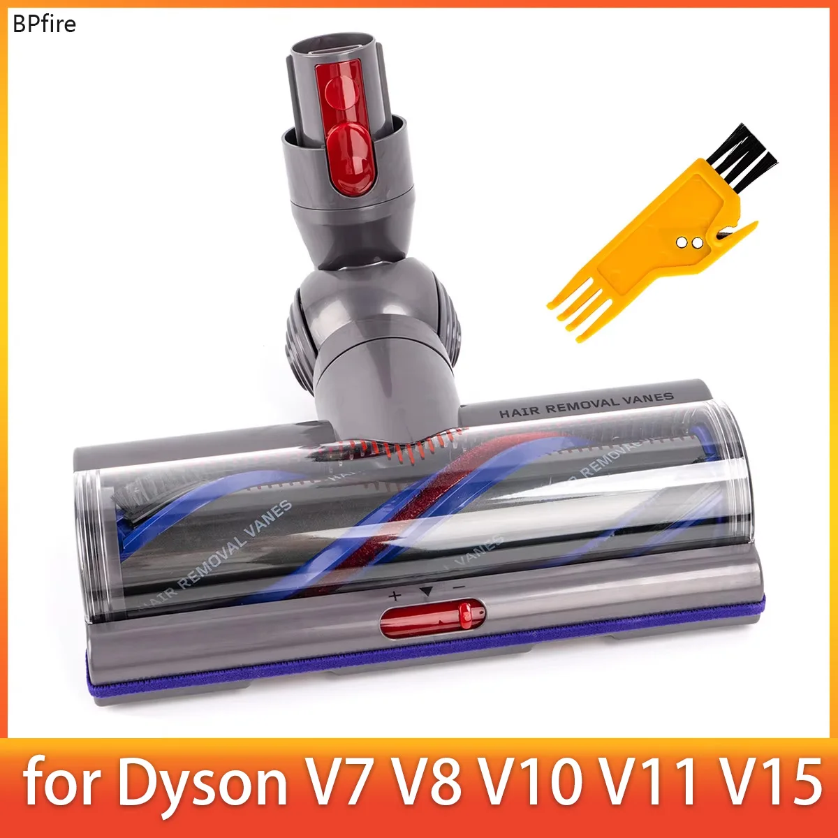 Hocheffiziente Bodenbürste geeignet für Dyson V15 V8 V7 V10 V11 Staubsauger.