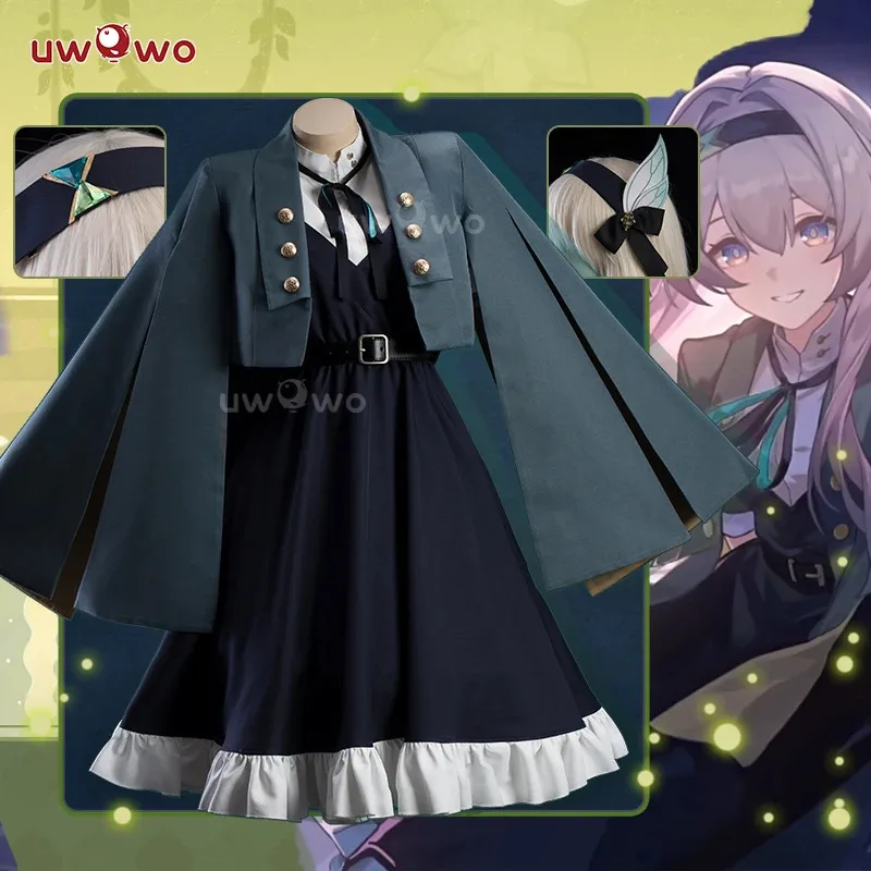 

UWOWO Firefly Cosplay Game Honkai Star Rail Midsummer Firefly Time Casual Wear Suit Cosplay Costume Dress Halloween Cos