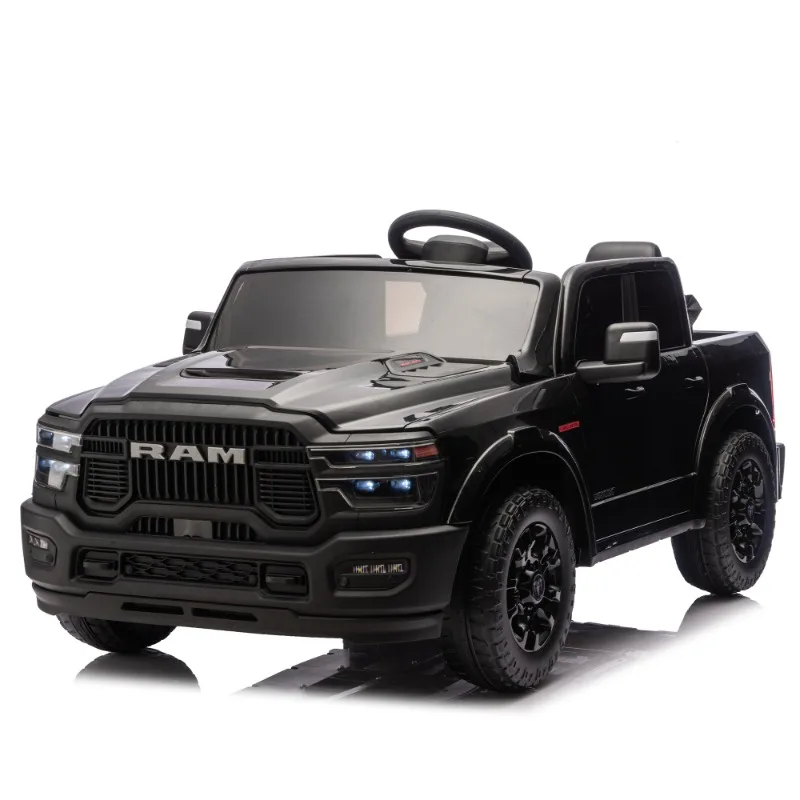 24V 160W 2-seater Kids Ride On Truck Remote Control, 4-Wheel Suspension,Built-in Music&Bluetooth,USB/MP3 Port for Age 3+