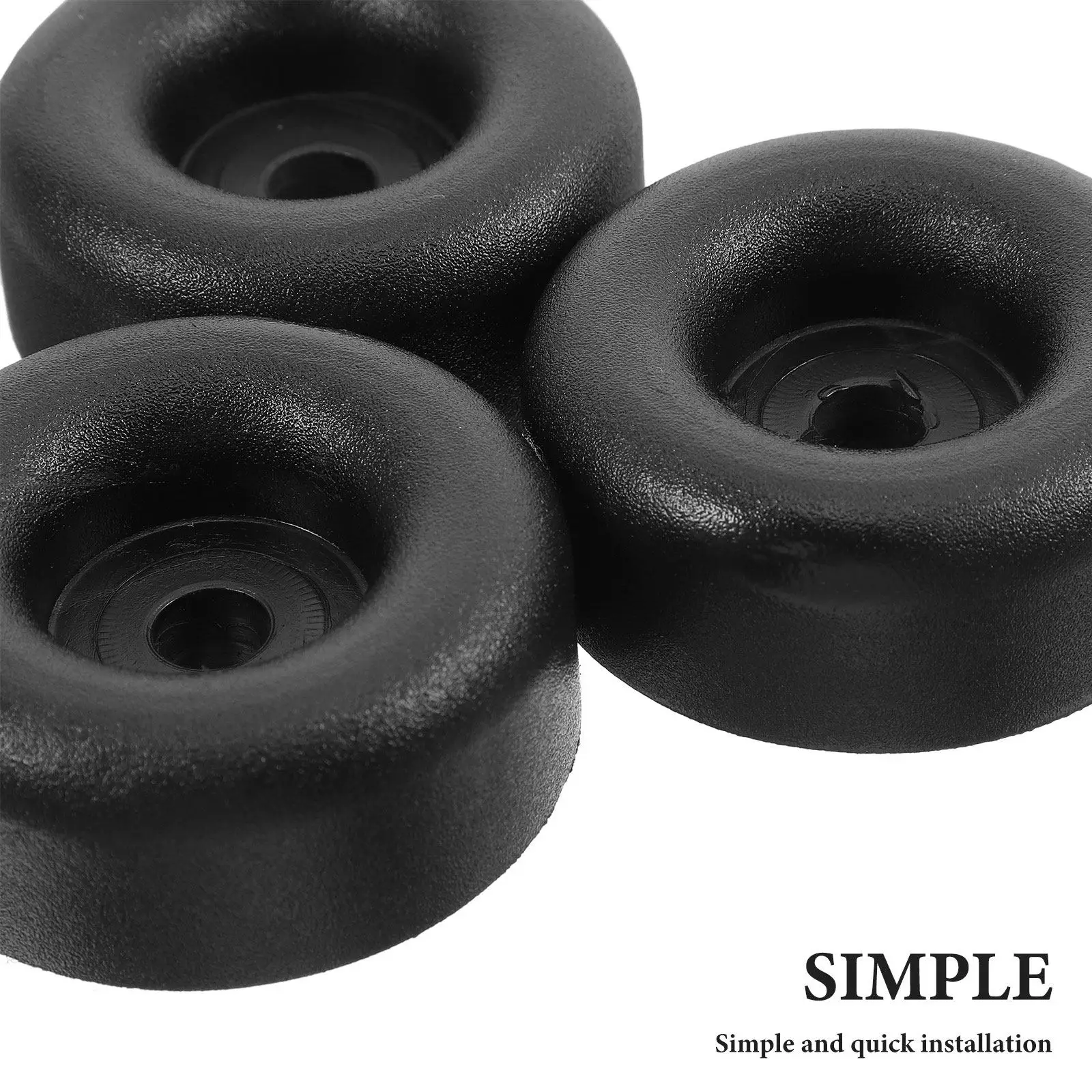 8Pcs Trailer Tailgate Rubber Bumpers 2.48x2.48x0.98in Heavy Duty Shock Absorber Pads Anti Vibration Support Rubber Buffer Pads