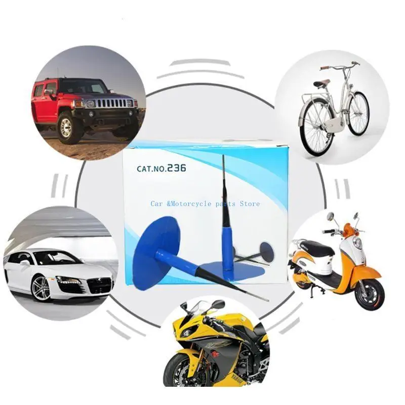 

Y9UC Truck Tyre Puncture Repair Plug Patch Mushroom Car Tubeless Tire Tool 24x