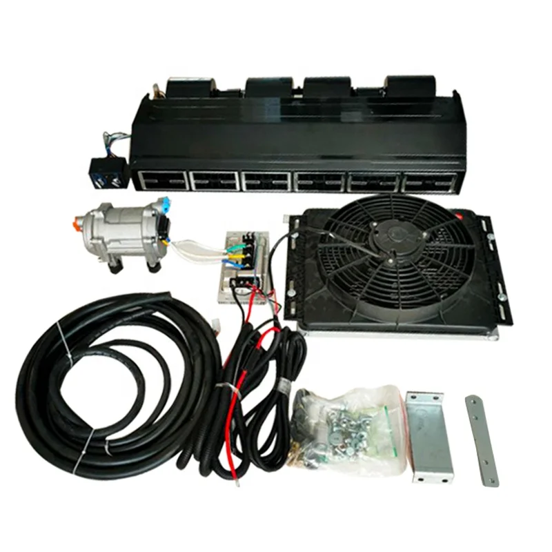 CHUANGTAO Truck 800W DC R134a Parking Air Conditioner For 12/24V Cars & Trucks