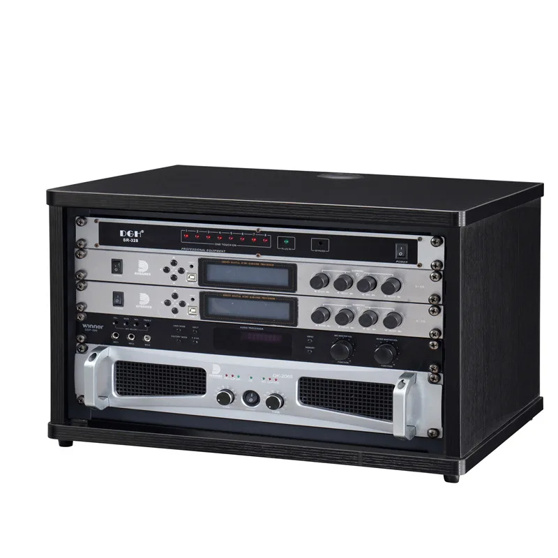 Audio-visual equipment Power amplifier cabinet Mobile jukebox Wooden power amplifier shelf