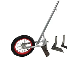 Household Hand Push Cultivator, Wheeled Weeding Machine, Garden Hoe, Micro Tiller, Soil Turning Machine, Ditching Plow, Push Hoe, Soil Loosening Machine