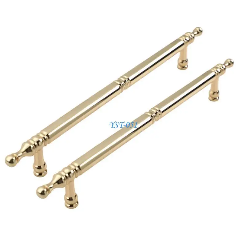 

E15A French Golden Cupboard Handles Strong Rusts Resistant Hardware for House