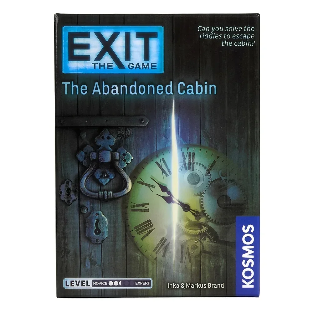 The Abandoned Cabin, Exit The Game For 1 To 4 Players Board Game, Family Party Entertainment Game Cards, gaming gift