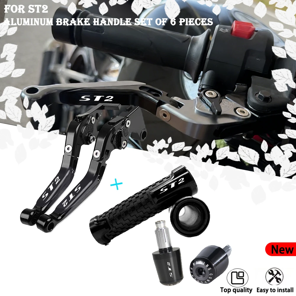 For ST2 ST 2 1998 - 2003 Motorcycle Accessories Short Brake Clutch Lever Handles Adjustable Foldable Brake Clutch Lever.