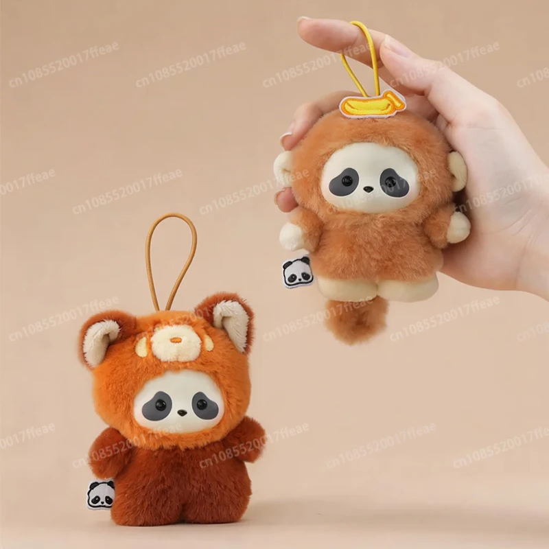 

Cute Panda Roll The Zoo in Hands Series Blind Doll Vinyl Plush Mystery Box Bag Pendant Keychain Collector Gift Toy Gift