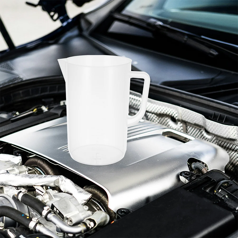 

2Pcs 3000ml Oil Measuring Cup High Capacity Automotive DIY Use Precise Transmission Fluid Engine Oil Measurement