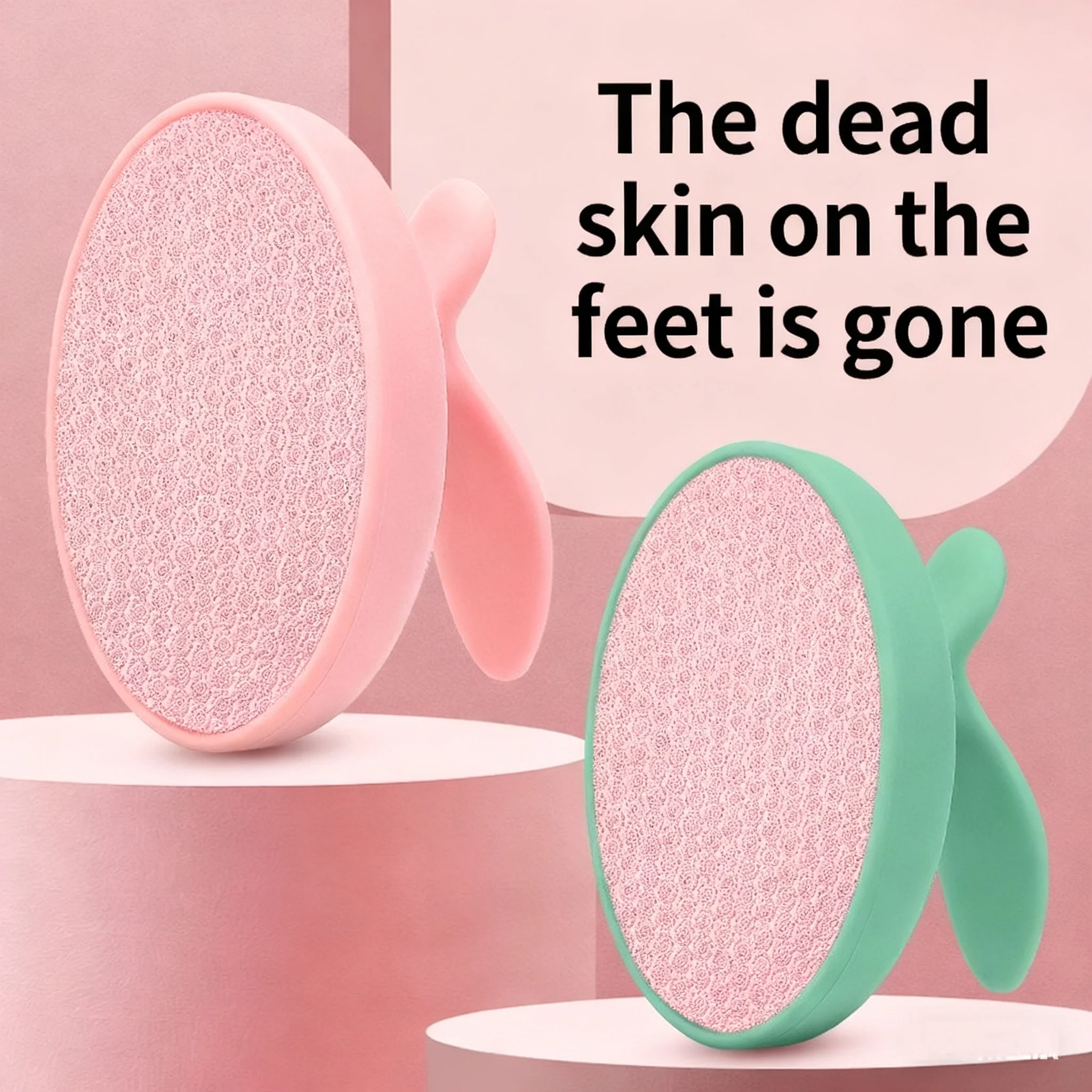 New Portable Foot Rubbing Tool Callus Remover for Feet Pedicure File Lightweight Manual Dead Skin Scraper Grip Ergonomic Design