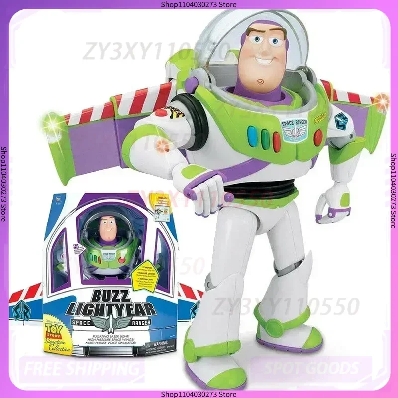 

33 см Disney Anime Pixar Toy Story 4 Базз Лайтер говорящие фигурки тканевый корпус модель куклы ограниченная коллекция игрушек подарок новый