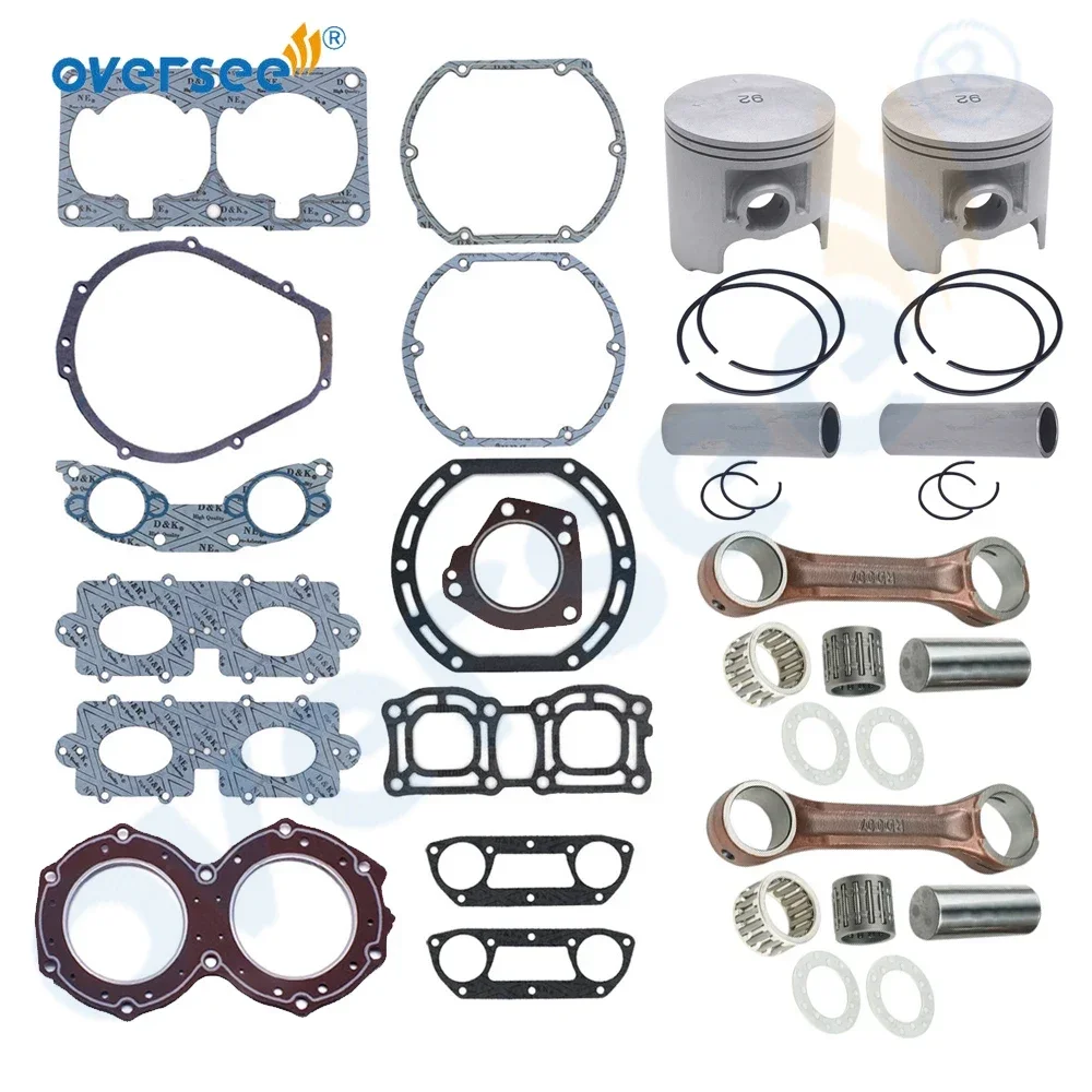 

Комплект шатунов и поршней с прокладками для подвесного двигателя Yamaha Waverunner XL VX700 62T-11651 62T-11631 + 62T-W0001