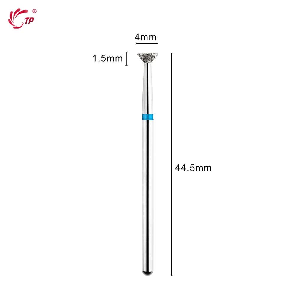 TP 5 قطعة مسمار مثقاب الخشب بشرة نظيفة مانيكير بت هلام تجاوز إزالة نتوءات دوارة E-ملف مسمار بت مانيكير باديكير أدوات #4