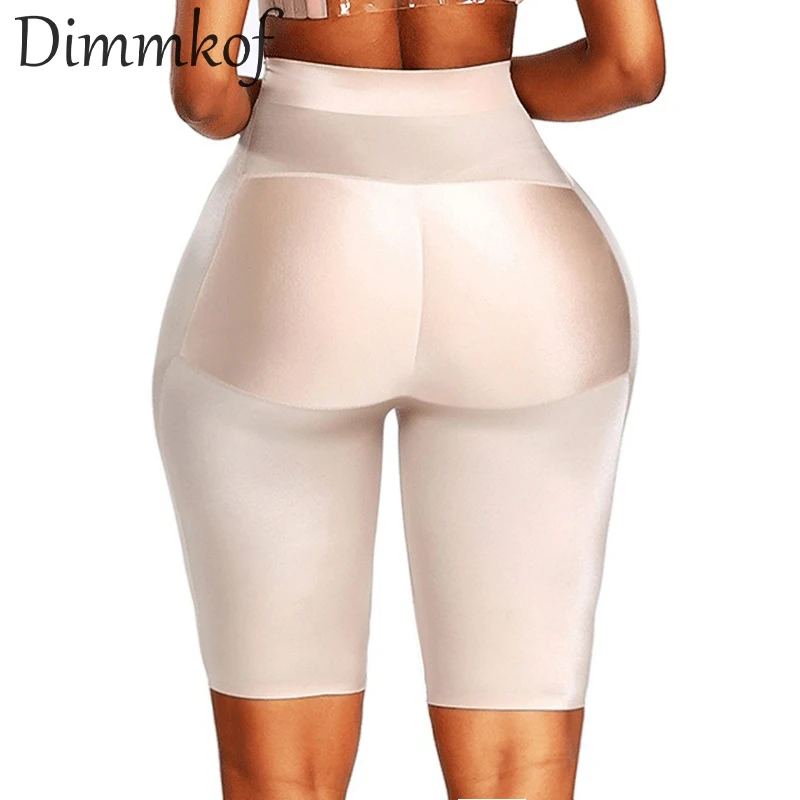 

Dimmkof Butt Lifter Padded Panties Women's Seamless High Waisted Thigh Slim Boyshort Compression Underwear Shaper Tummy Control