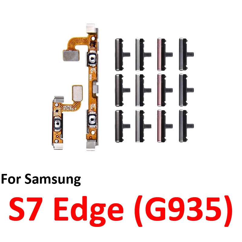 For Samsung Galaxy S7 Edge G935 G935F Phone Power Volume Button On Off External Key Internal Flex Cable Ribbon Repair Parts