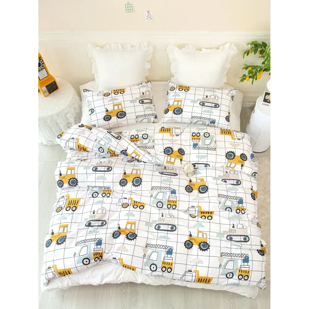 

Plaid Pattern Duvet Cover Set Without Filler
