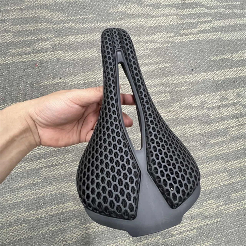 Carbon 3D Gedruckt Fahrrad Sattel Ultraleicht Mtb Road Racing 156G Ergonomische Stoßfest Radfahren Sitz Komfort Fahrrad Zubehör – Detail 9