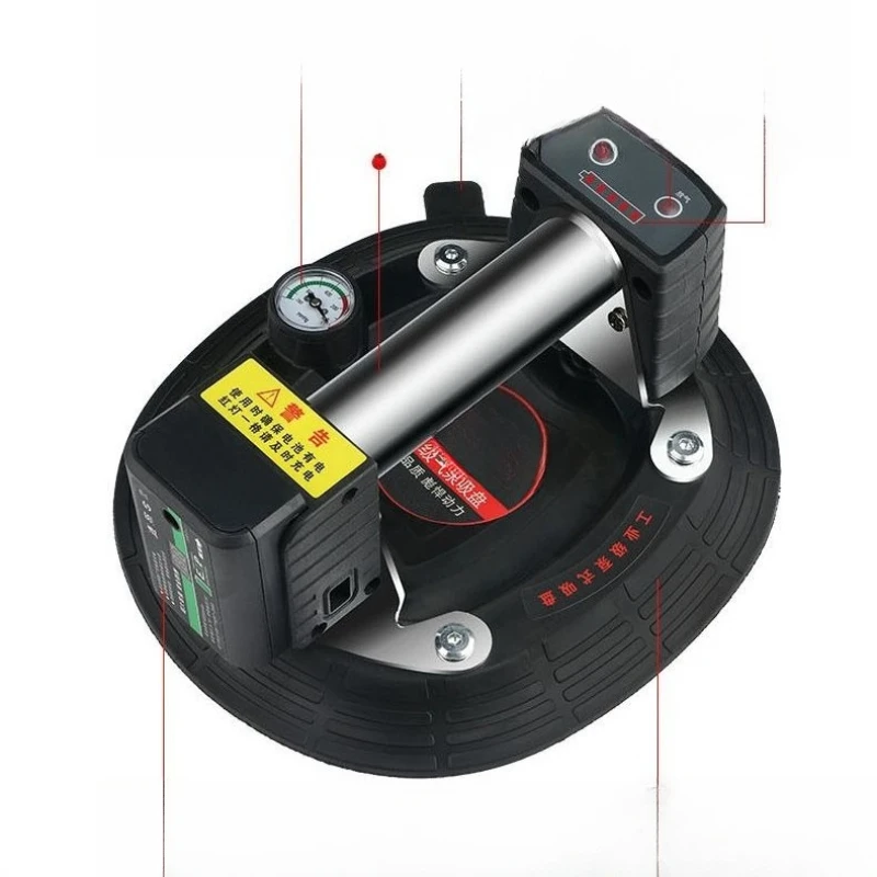 Tile vacuum electric suction cup lithium battery strong heavy duty holder