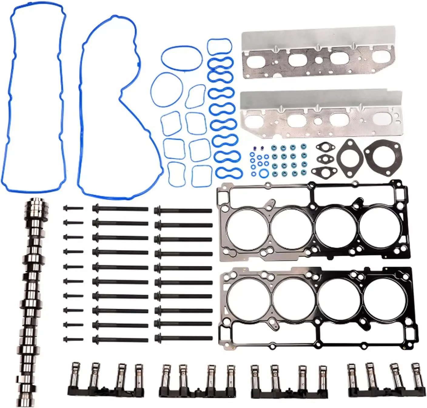 

MDS 5.7 HEMI Lifters Camshaft Kit W/Head Gasket Set Replacement For Dodge Ram 1500 5.7L V8 2009-2015 Part# HS26423PT..